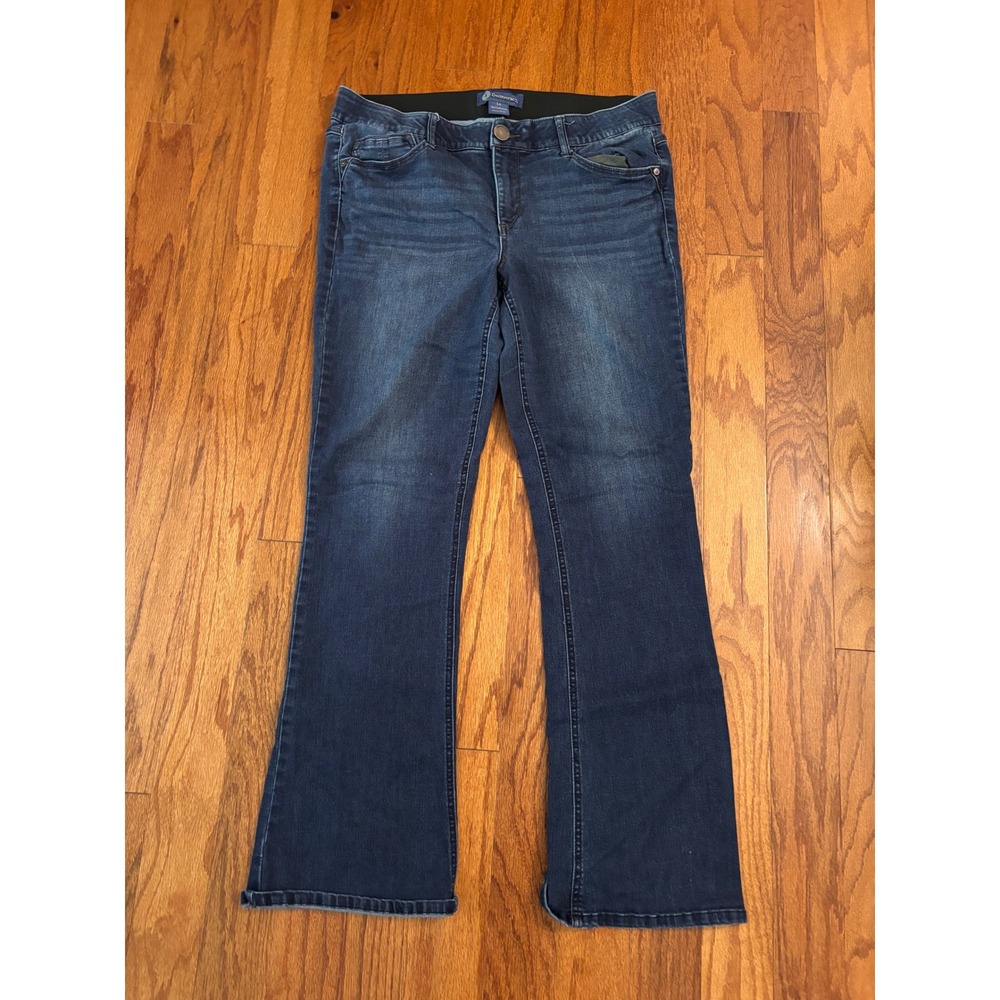 Democracy Ab Solution Medium Wash Bootcut Jeans Size 14
